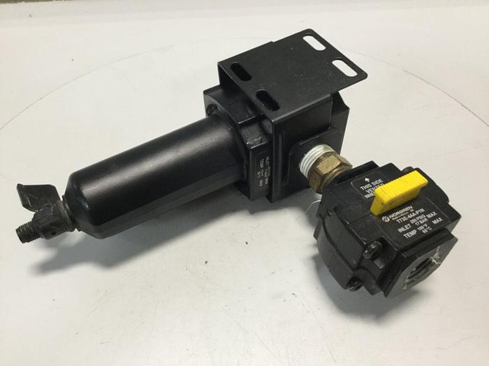 Used NORGREN Lockout Valve w/ Filter T73E-4AA-P1N #108848
