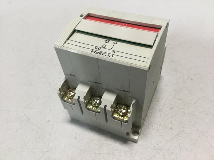 Used FUJI ELECTRIC 5 Amp Circuit Breaker CP33FM/5 #104157