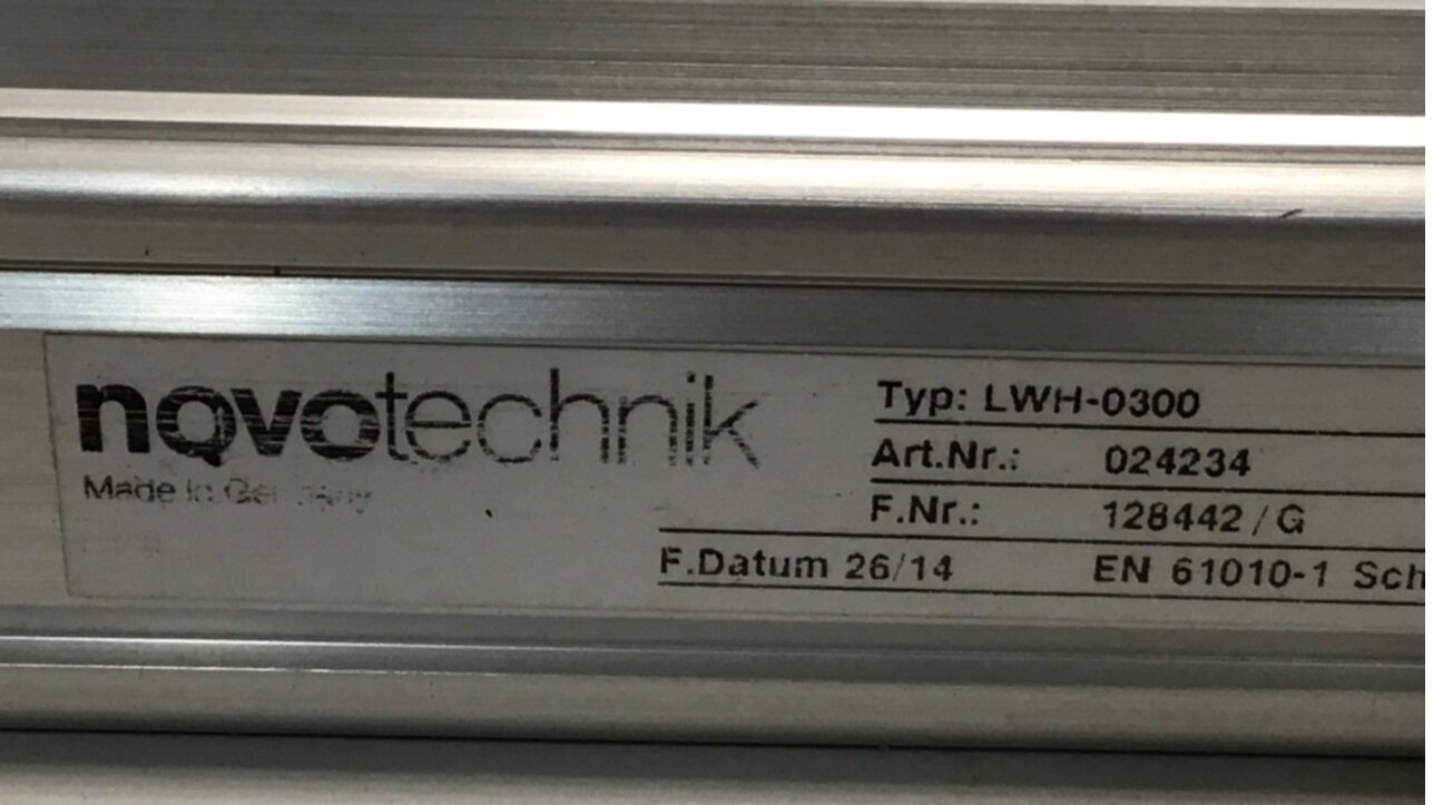 Used NOVOTECHNIK Linear Transducer LWH0300 USED