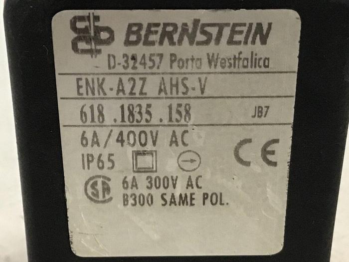 Used BERNSTEIN Limit Switch ENK-UV1Z AHS-V #121249