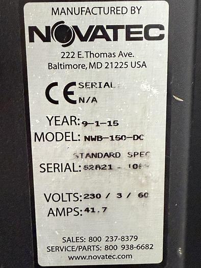 Used NOVATEC NWB-150-DC