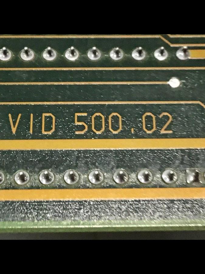 Used BACHMANN Circuit Board VID500.02 Used