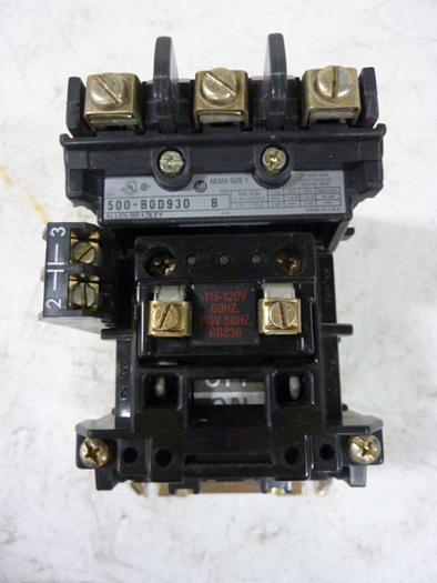 Used ALLEN BRADLEY Contactor 500-BOD930 SER B #58026