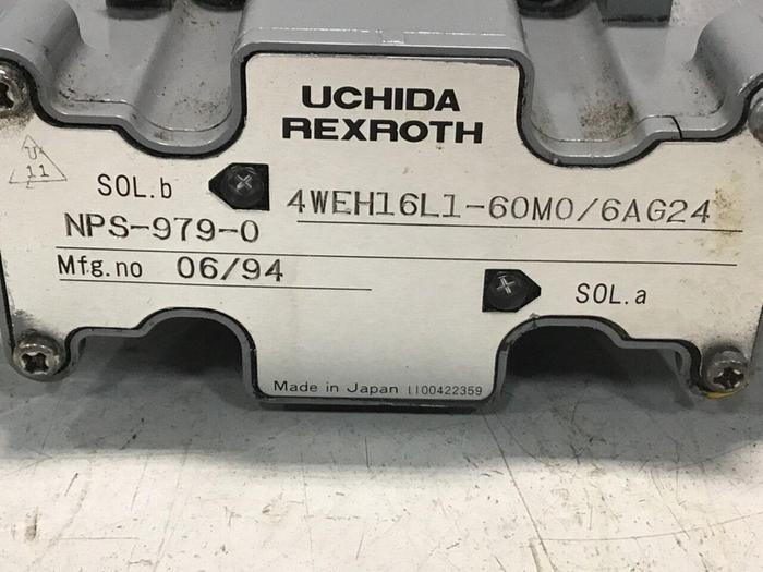 Used UCHIDA Valve 4WEH16L1-60M0/6AG24 #137409