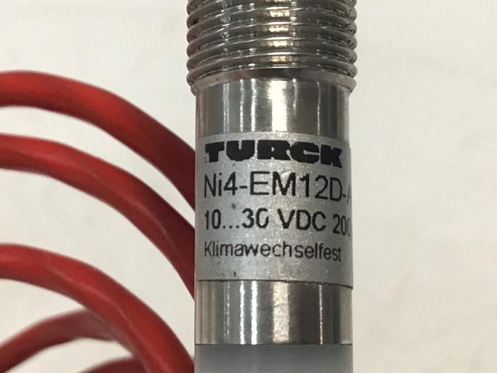 Used TURCK ELEKTRONIK Sensor NI4EM12DAP6S120 #128326