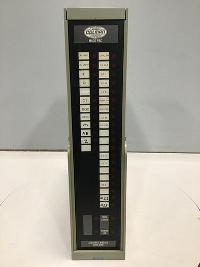 Used BARBER COLMAN Sequence Module 80CC-11001-002-0-00 #7252