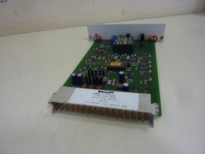 Used BALLUFF PC Interface Module BTA-E10-0610 #60481