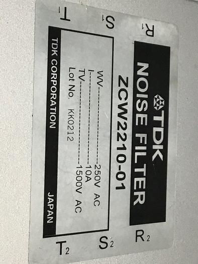 Used TDK Noise Filter ZCW2210-01 #123517