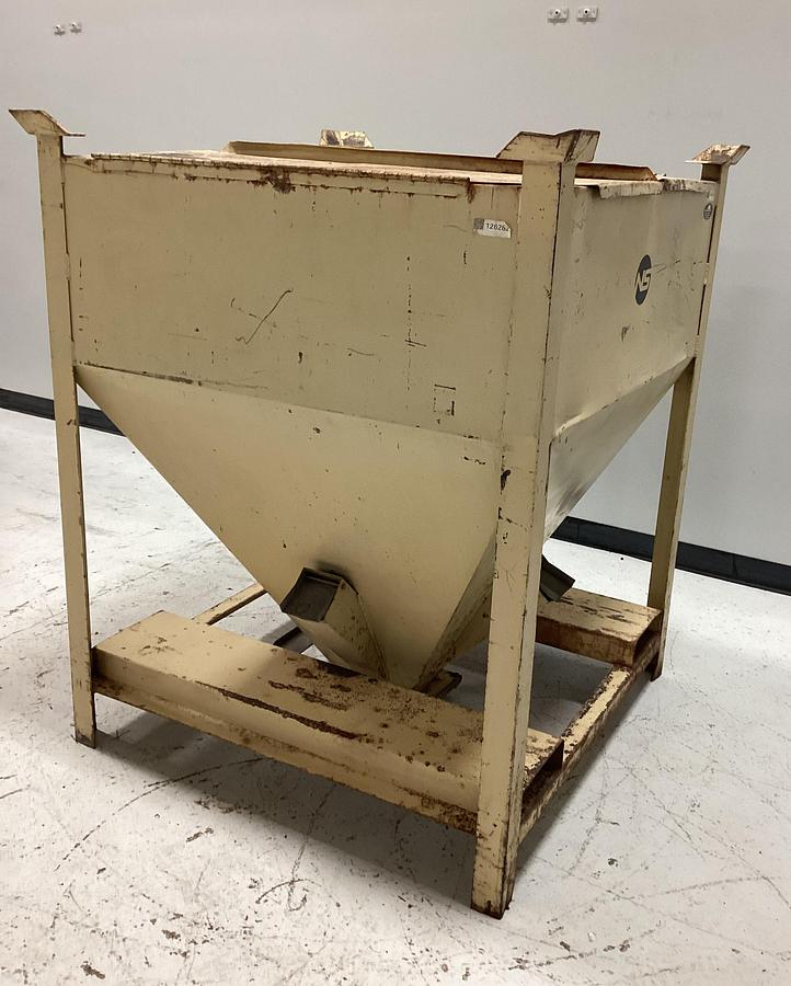 Used MATERIAL HANDLING 47 x 47 x 56 Surge Bin