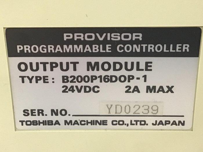 Used TOSHIBA Output Module B200P16DOP-1 #134973