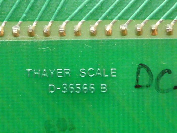 Used THAYER SCALES Display Board D-36566 B #23079