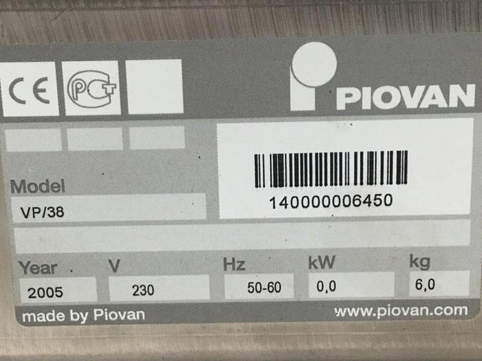 Used PIOVAN Proportional Valve VP/38 #101761