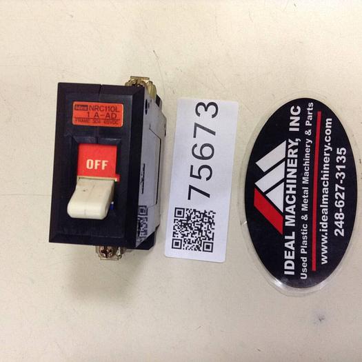 Used IDEC Circuit Protector NRC110L/1A-AD #75673