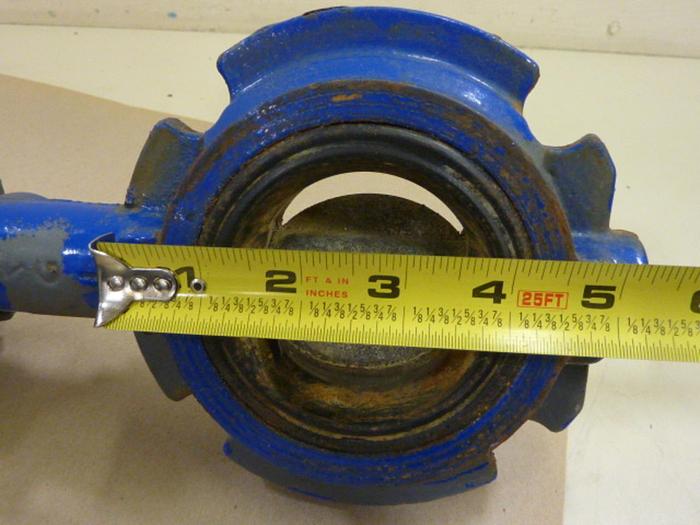 Used GRINNELL 2.5" Butterfly Valve WC-8101-3-2.5IN #60335