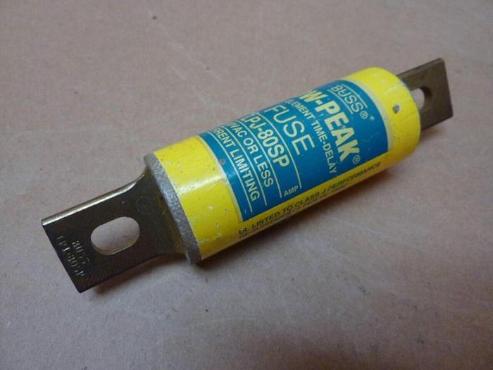 Used BUSSMANN 80 Amp Fuse LPJ-80SP #23497