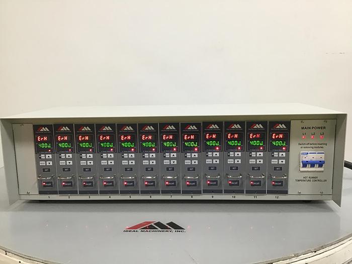 Used METAL FABRICATOR 12 Zone HRTC-12S/L-A1 Hot Runner USED #148356