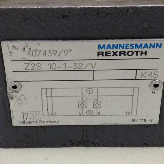 Used REXROTH Valve Z2S10132V #84256