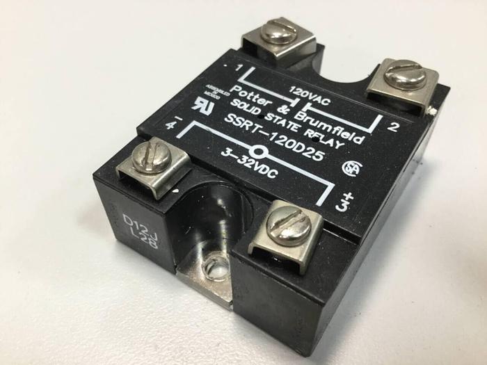 Used POTTER & BRUMFIELD Solid State Relay SSRT-120D25 #98079