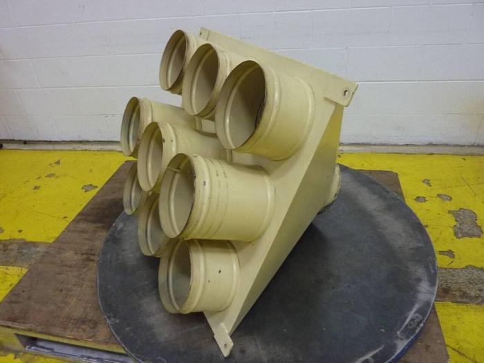 Used METAL FABRICATOR Top of Dust Collector w/ Barrel DUST744 #64744