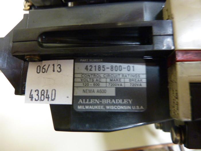 Used ALLEN BRADLEY Starter Size 1 509-BOD SER B W47 #43840