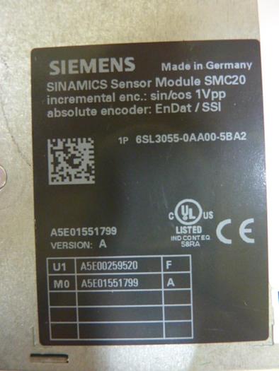 Used SIEMENS Sensor 6SL3 055-0AA00-5BA2 #54959