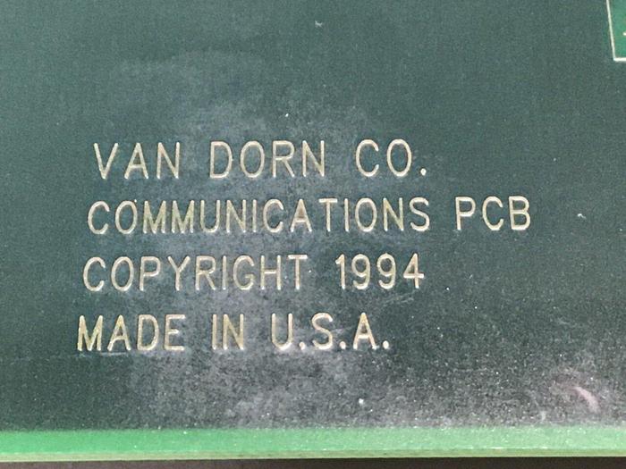 Used VAN DORN Communication Board PC330-081 330-081 Used