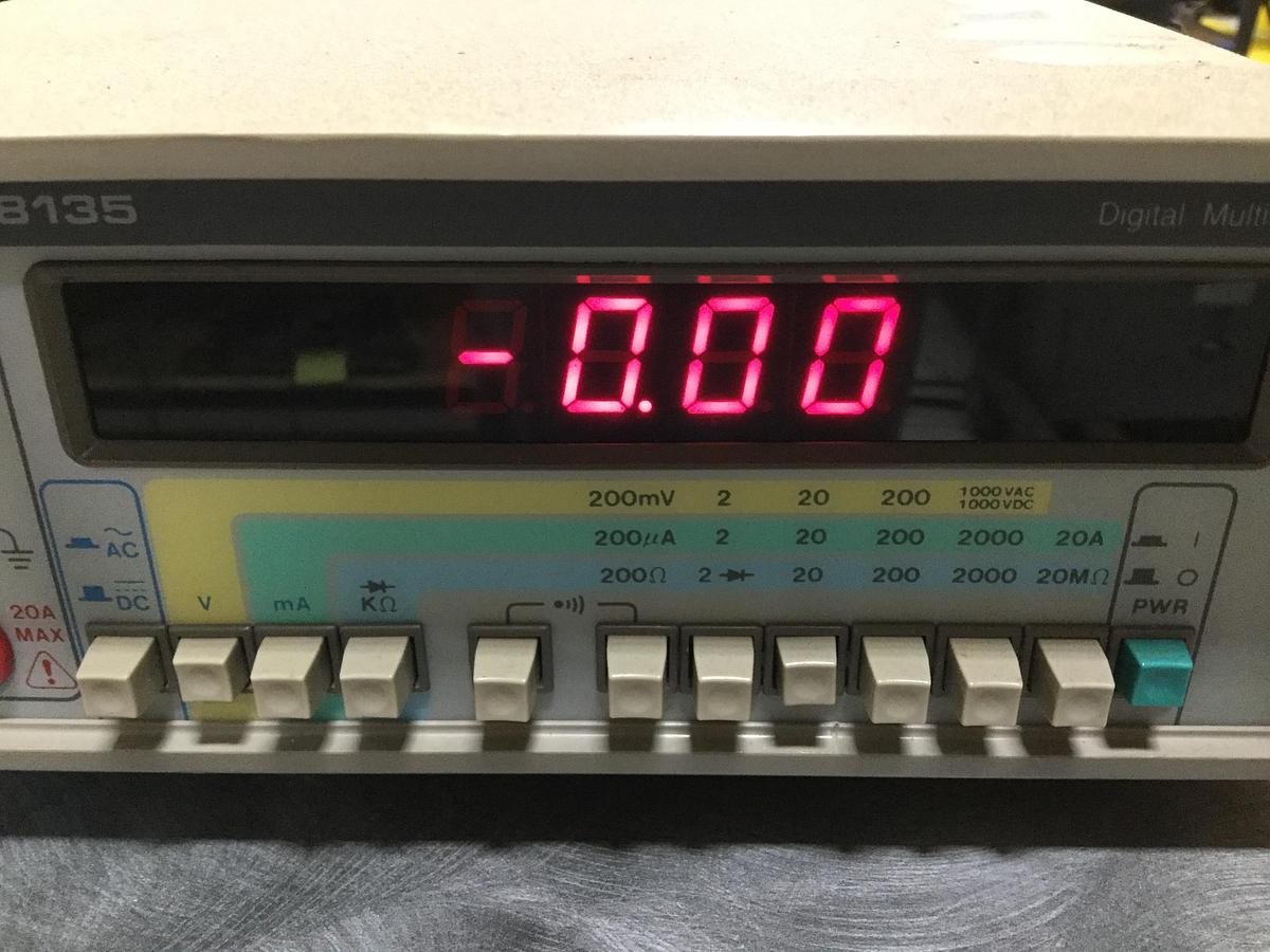 Used GW INSTEK Digital Multimeter GDM-8135 Used