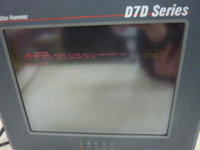 Used CUTLER HAMMER Operator Panel D7DBA12AGA1XXX Used