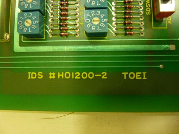 Used TOEI ELECTRIC Control Board H01200-2 Used