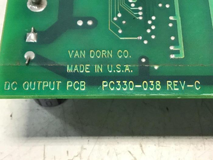 Used VAN DORN Pathfinder DC Output Board PC330-038 Used