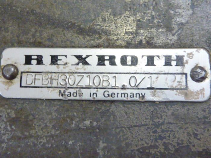 Used REXROTH Valve DFBH30Z10B101 #44553