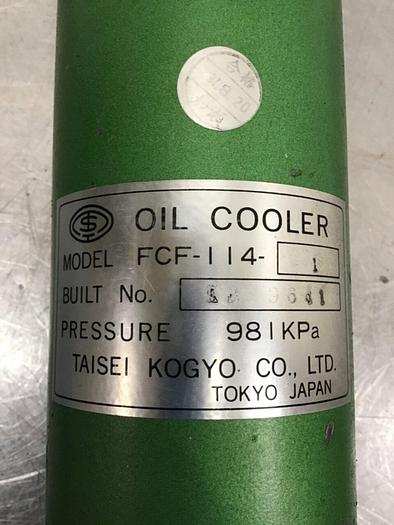 Used TAISEI KOGYO Heat Exchanger / Oil Cooler FCF-114-1 #136321