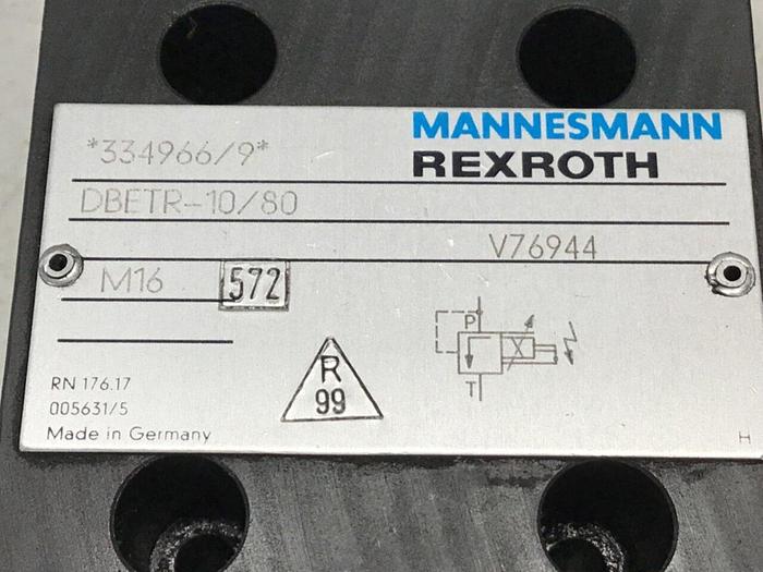 Used REXROTH Proportional Relief Valve DBETR-10/80 Used