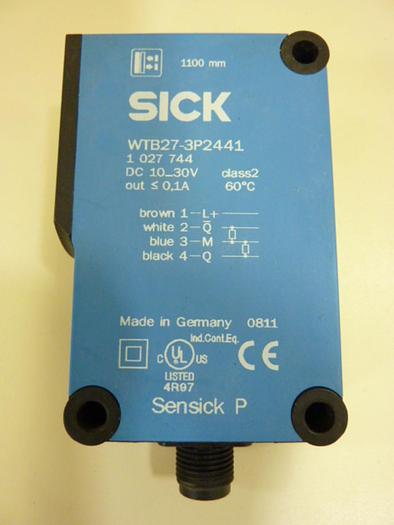 Used SICK OPTIC ELECTRONIC Photoelectric Sensor WTB27-3P2441 #55521