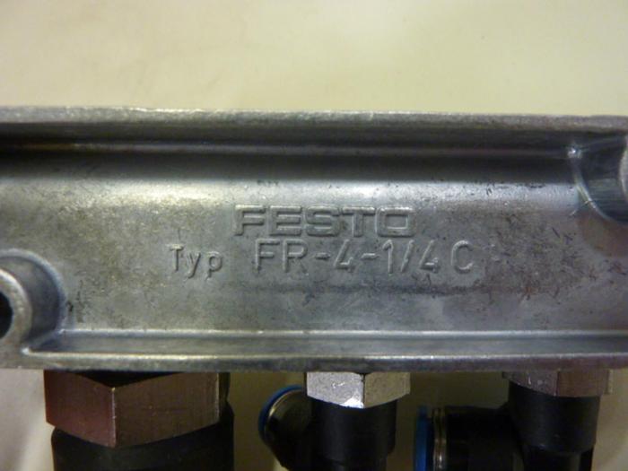 Used FESTO Manifold Block FR-4-1/4C #64082