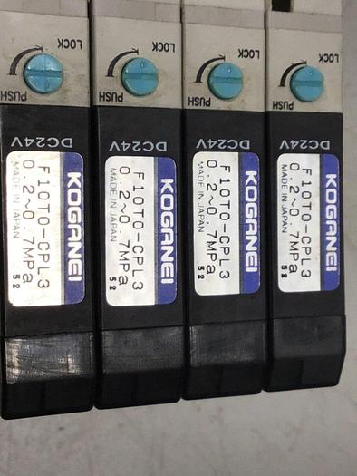 Used KOGANEI Manifold w/ Valves F10M4AJ #120903