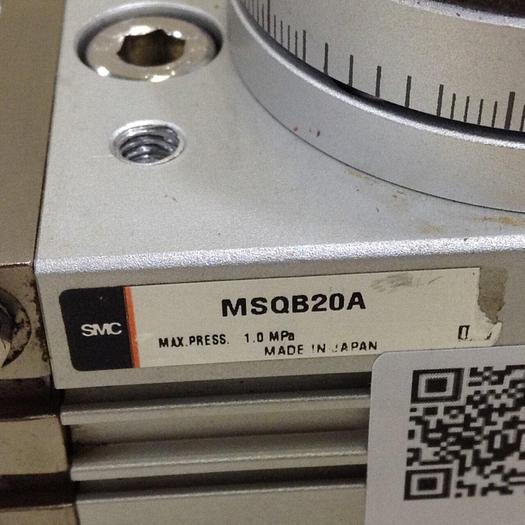 Used SMC Rotary Actuator MSQB20A #80366
