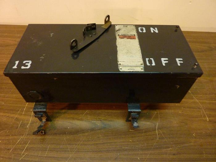 Used WESTINGHOUSE 70 Amp Bus Disconnect Switch 1470601-A #24428