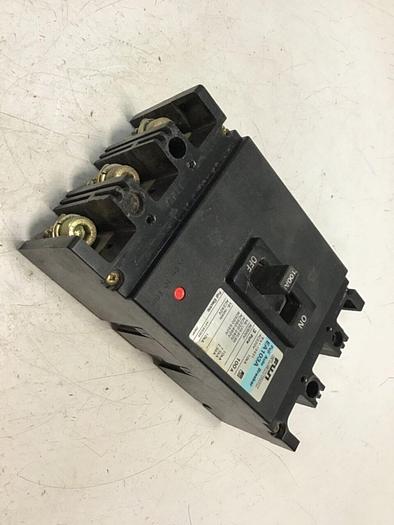 Used FUJI ELECTRIC 100 Amp Circuit Breaker EA103A-100 #135284