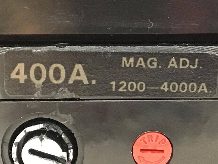 Used GENERAL ELECTRIC 400 Amp Circuit Breaker TJJ436400 USED