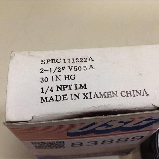 US GAUGE Vacuum Pressure Gauge 171222A #83889