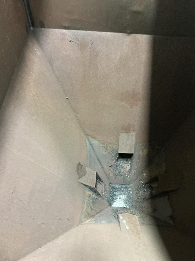 Used MATERIAL HANDLING 47 x 47 x 56 Surge Bin / Needs Pics