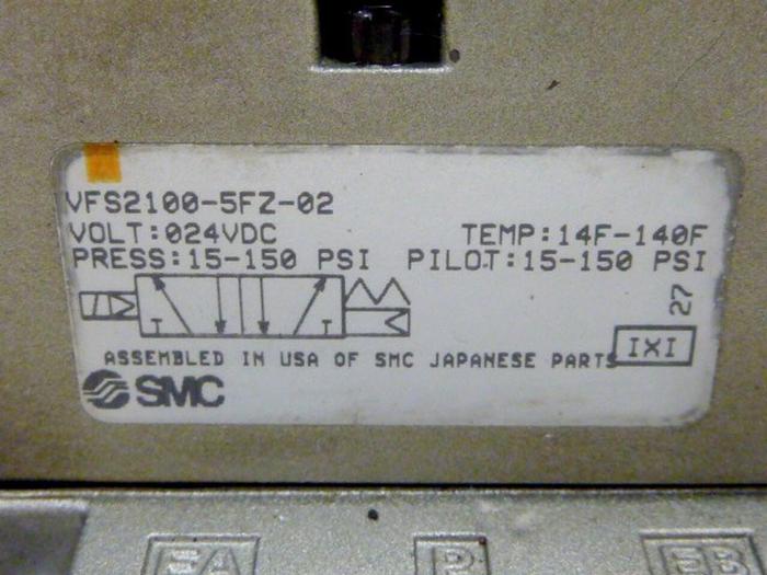 Used SMC Valve VFS2100-5FZ-02 #67680