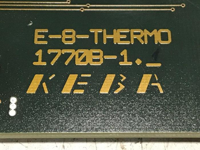 Used KEBA / Engel Circuit Board E-8-THERMO 1770B-1 Used