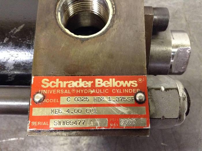 Used SCHRADER BELLOWS Universal Hydraulic Cylinder C 0325 HD2 1.375SF #67644