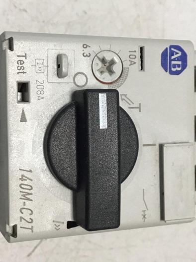 Used ALLEN BRADLEY Circuit Breaker 10 Amp 140M-C2T-C10 SER A #119636