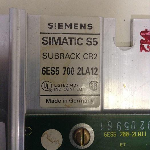 Used SIEMENS Rack Simatic S5 6ES5 700-2LA12 #72929