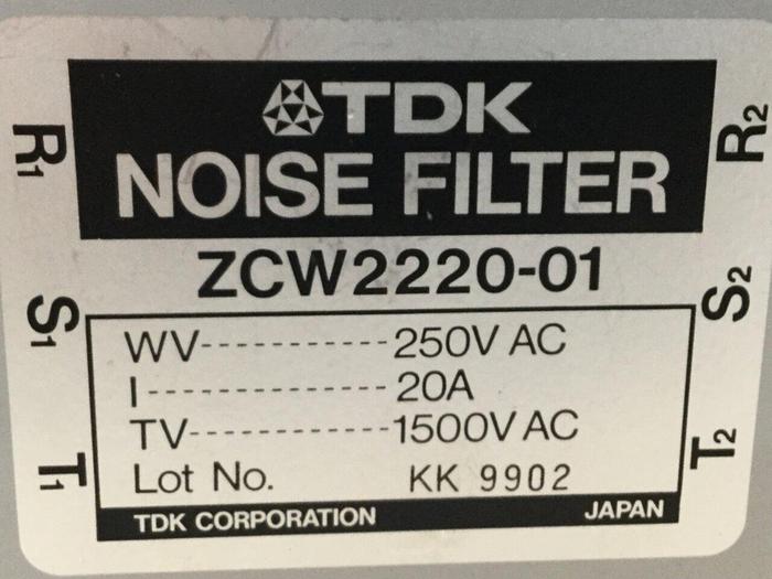Used TDK Noise Filter ZCW2220-01 #104368