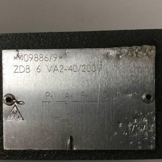 Used REXROTH Valve ZDB6VA240200V #90412