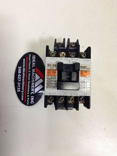 Used FUJI ELECTRIC Contactor SC-03 4NC0A0 #75207